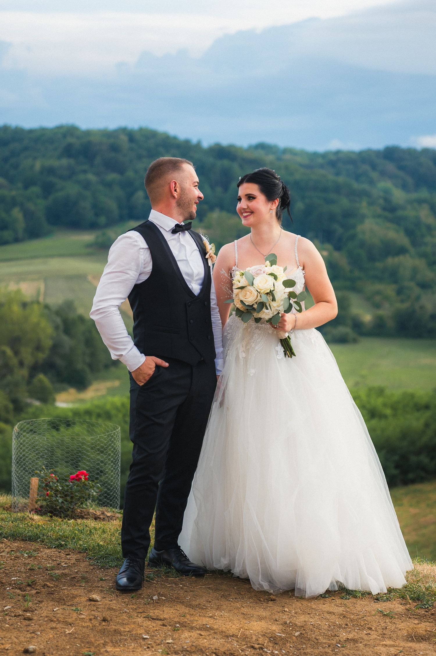 bride and groom portrait wedding photography Zagreb