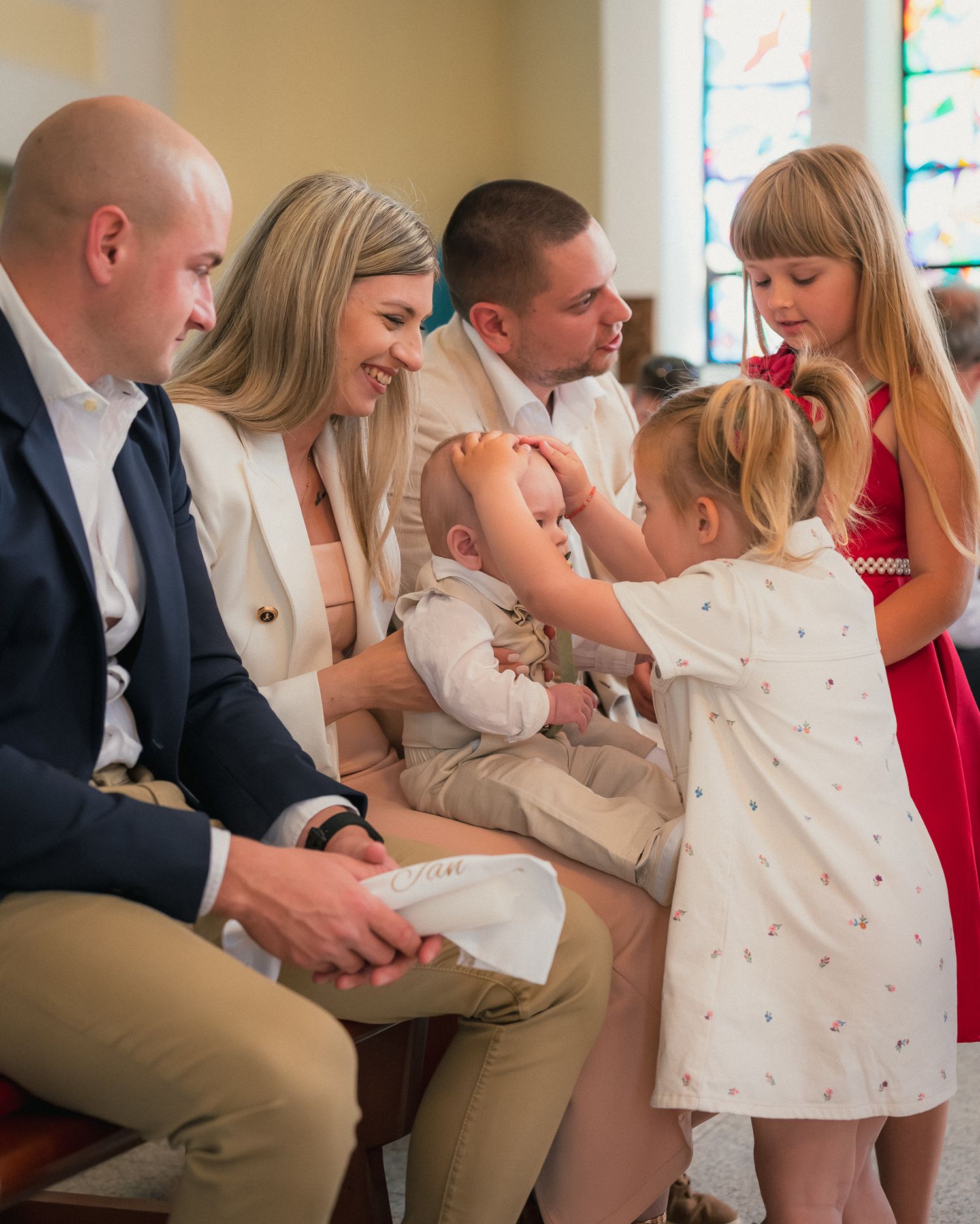 family baptism portrait photography Croatia