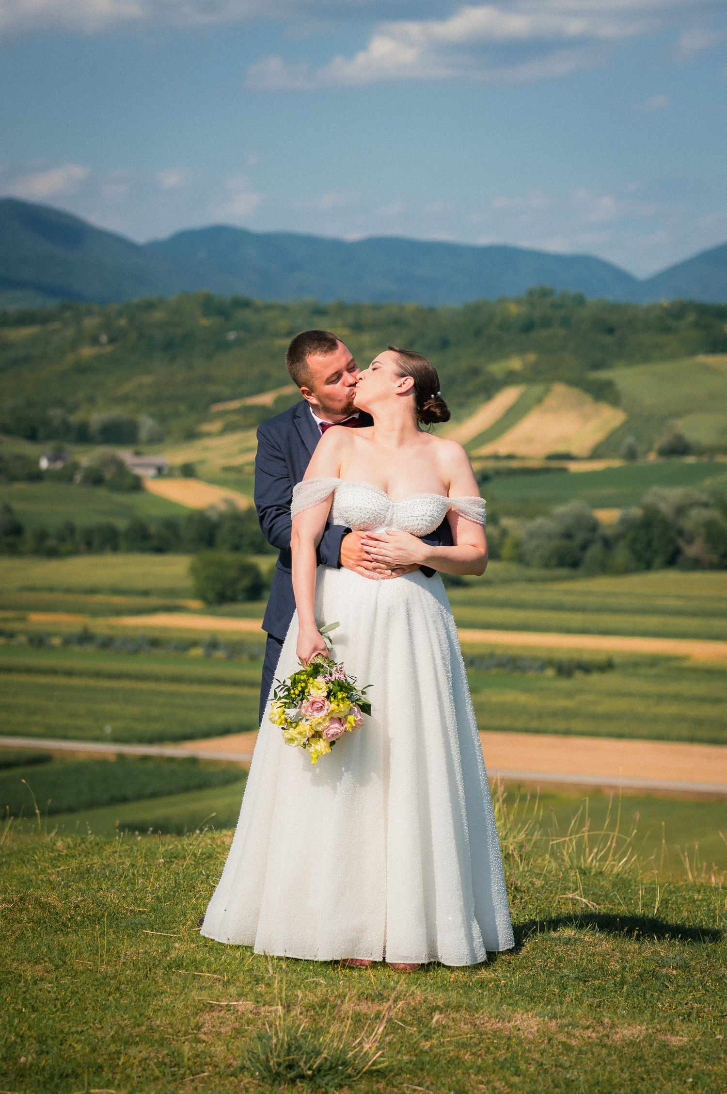 bride and groom portrait wedding photography Zagreb
