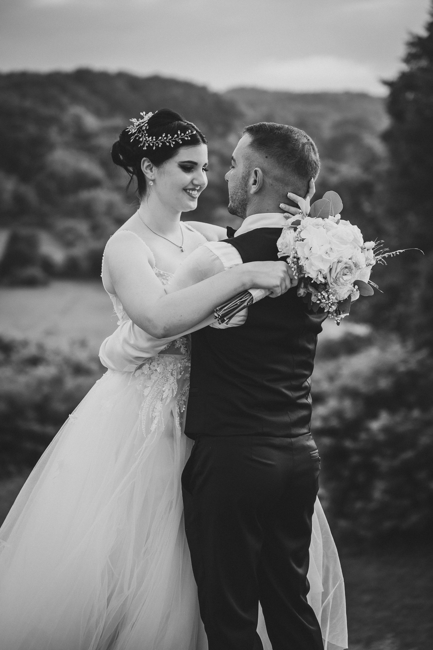 bride and groom portrait wedding photography Zagreb