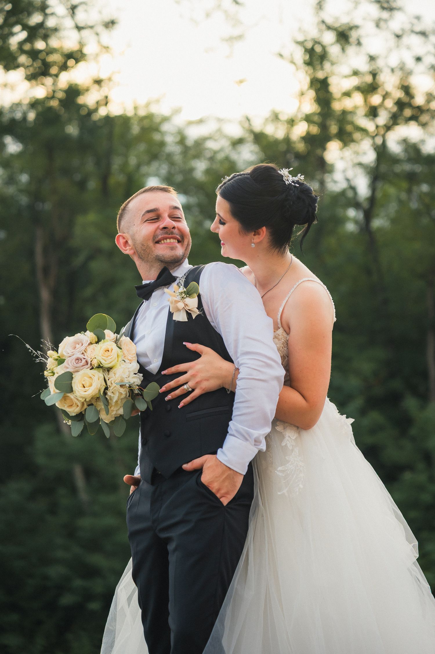 bride and groom portrait wedding photography Zagreb
