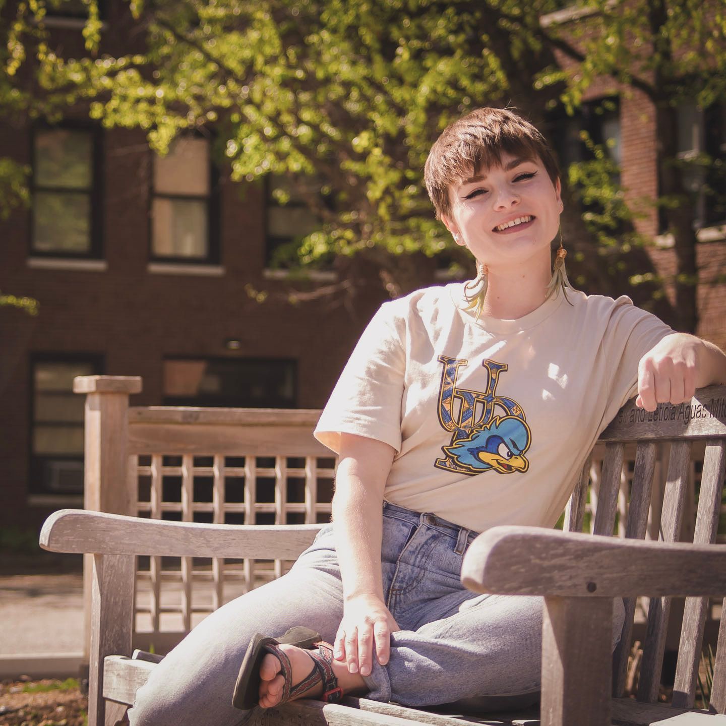 Lifestyle and adventure-inspired graduation photography of a graduate