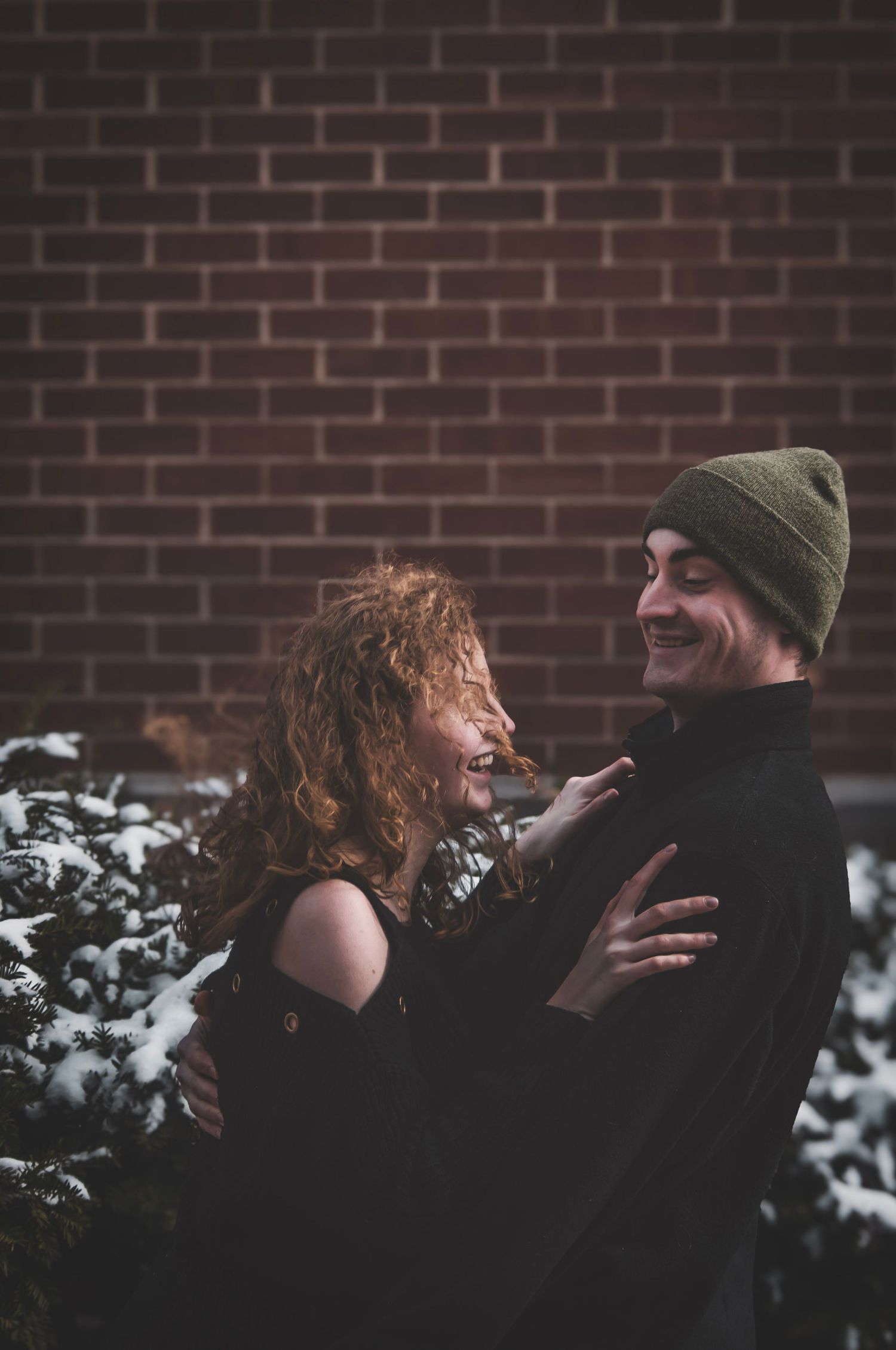 Shay Godfrey capturing a loving, authentic moment between a couple outdoors