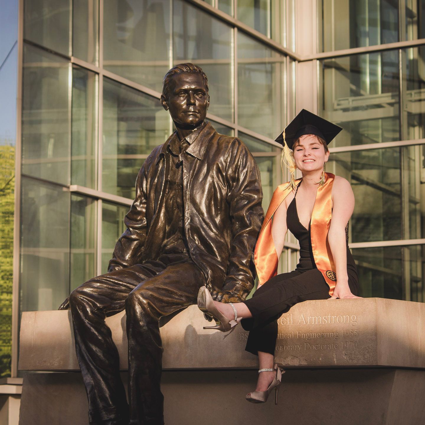 Lifestyle and adventure-inspired graduation photography of a graduate
