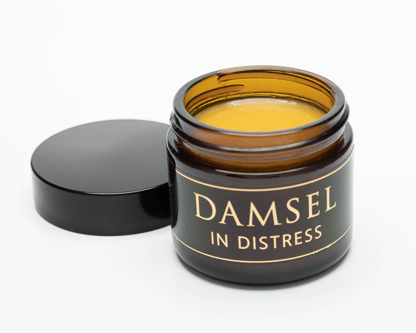 Branding photo of glass jar with body cream