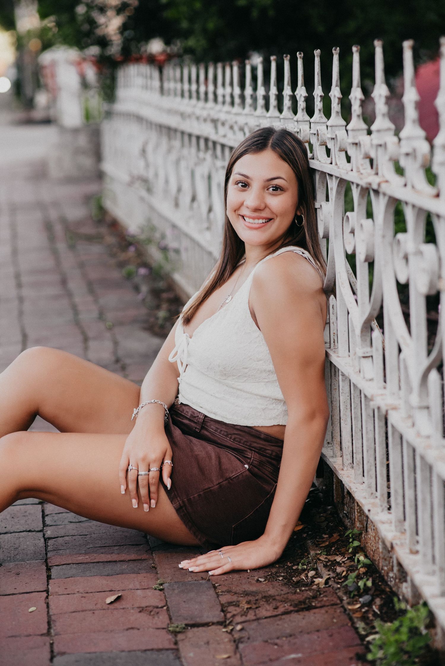 Senior girl photo in Gruene, TX