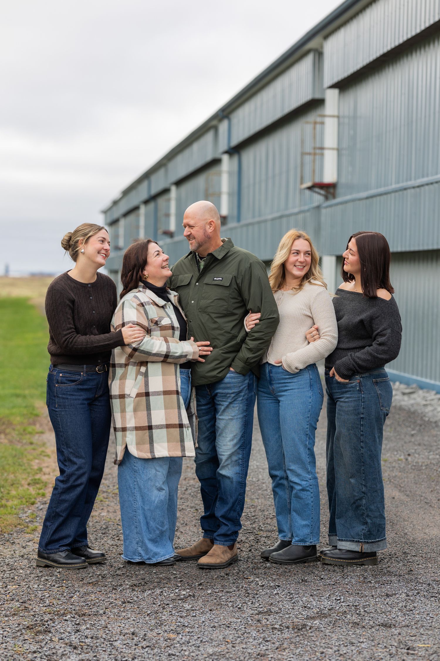 A heartwarming moment capturing the love and connection of a family.