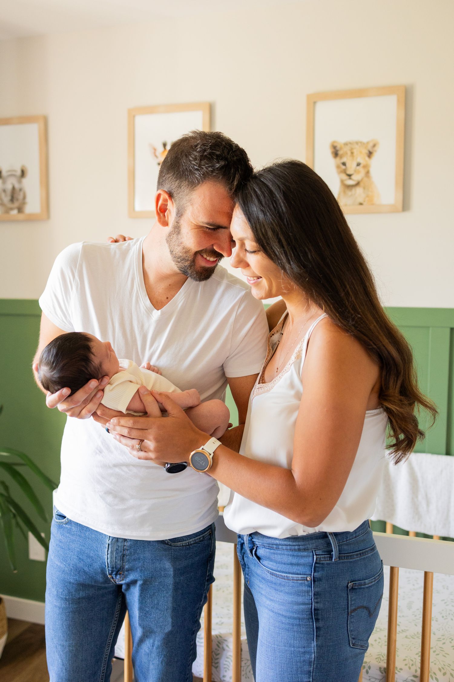 A heartwarming moment capturing the love and connection of a family.