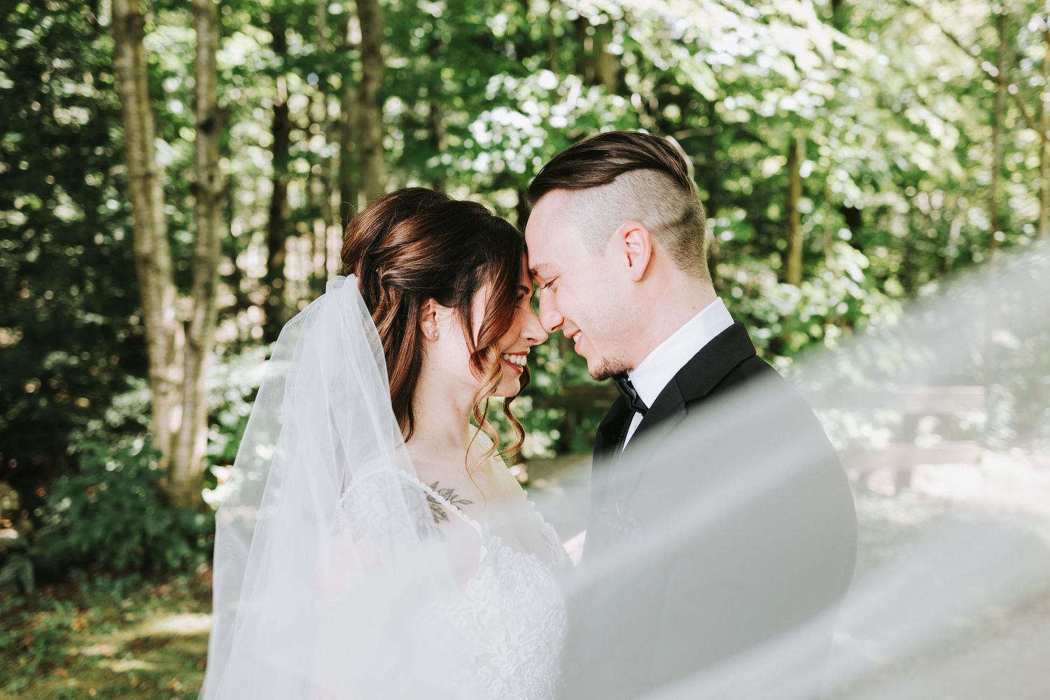 A beautiful celebration of love and commitment on a wedding day.