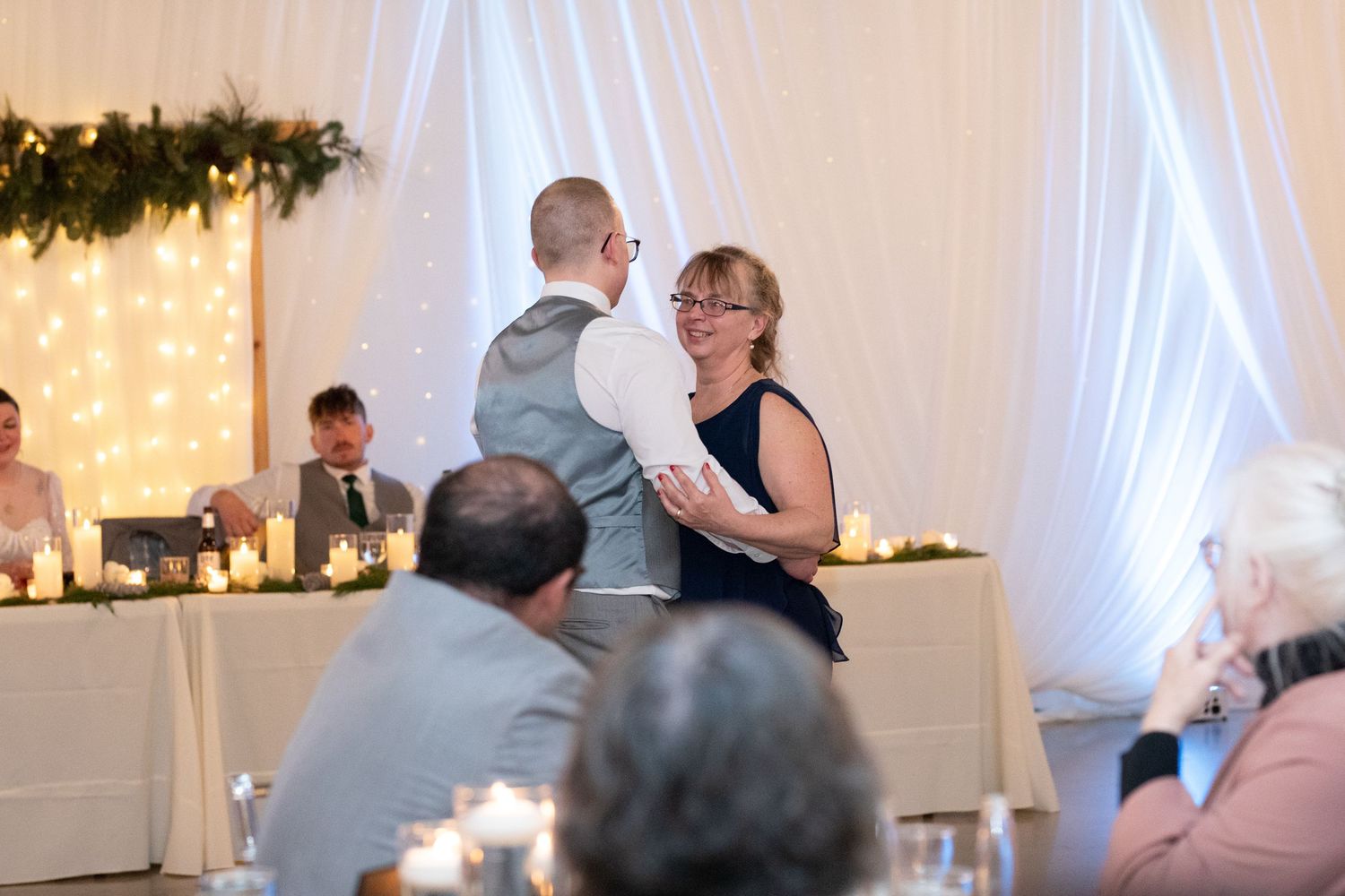 Wedding Reception at Providence MIlls Girard Ohio.
