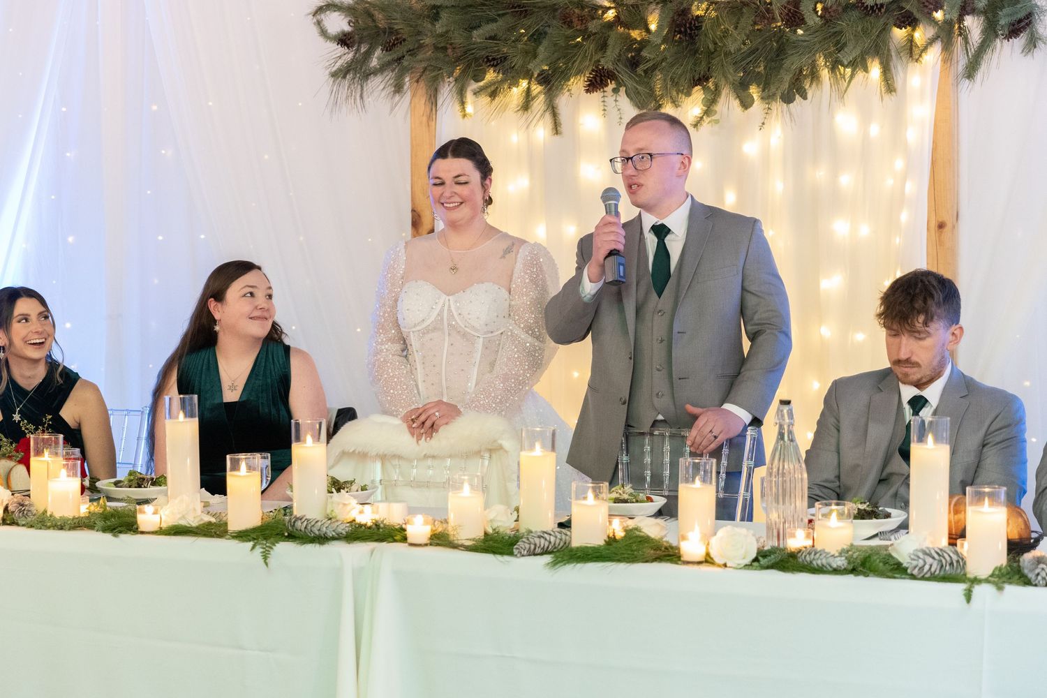 Wedding Reception at Providence MIlls Girard Ohio.