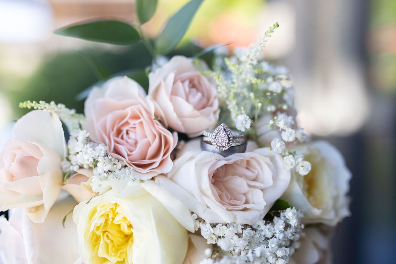 bouquet  portrait captured by Sarah Marie Studio