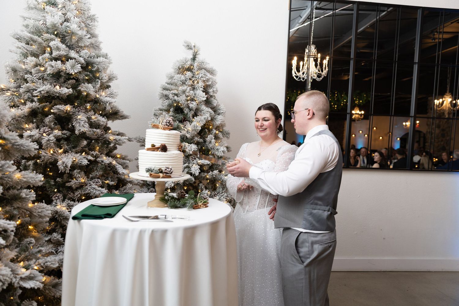 Wedding Reception at Providence MIlls Girard Ohio.