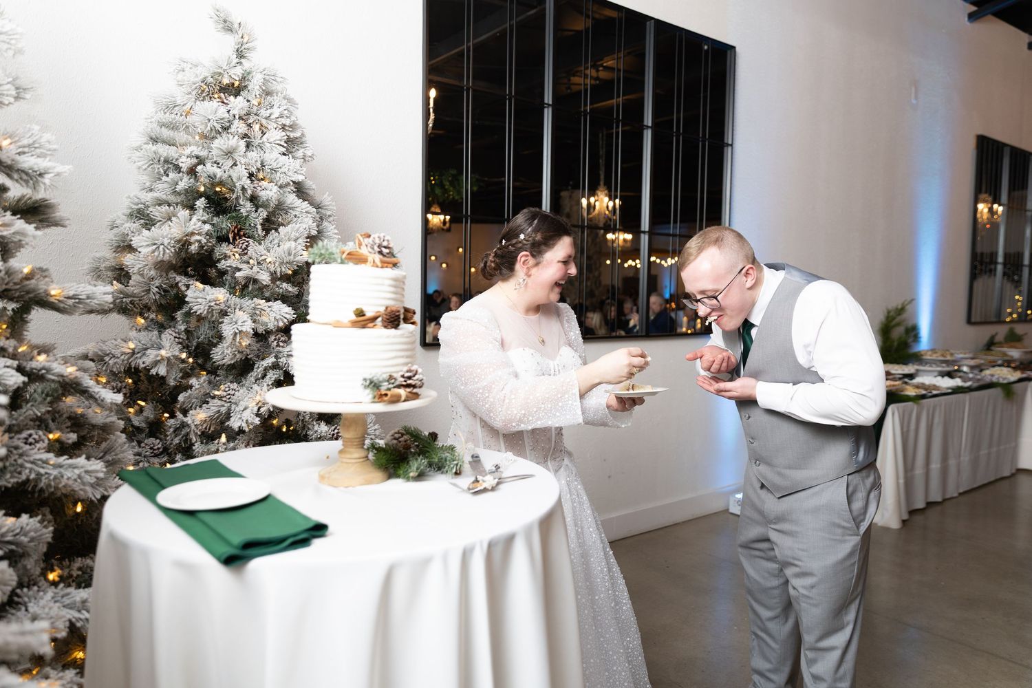 Wedding Reception at Providence MIlls Girard Ohio.