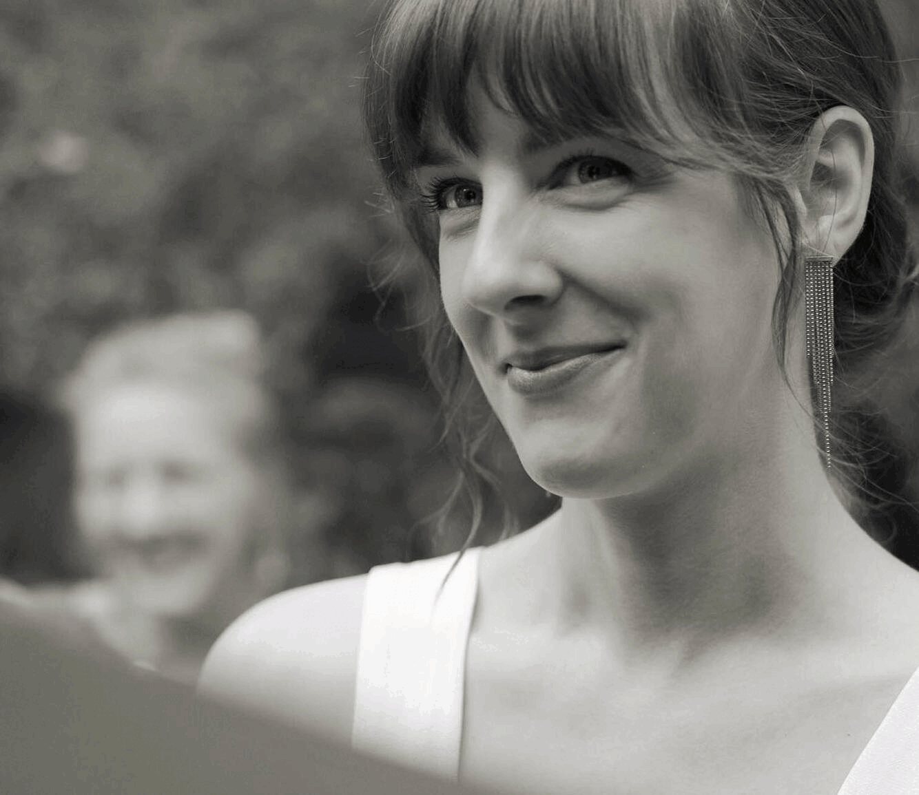 gorgeous black and white brooklyn wedding , gif, natural movement and couples kiss, hand holding and smile