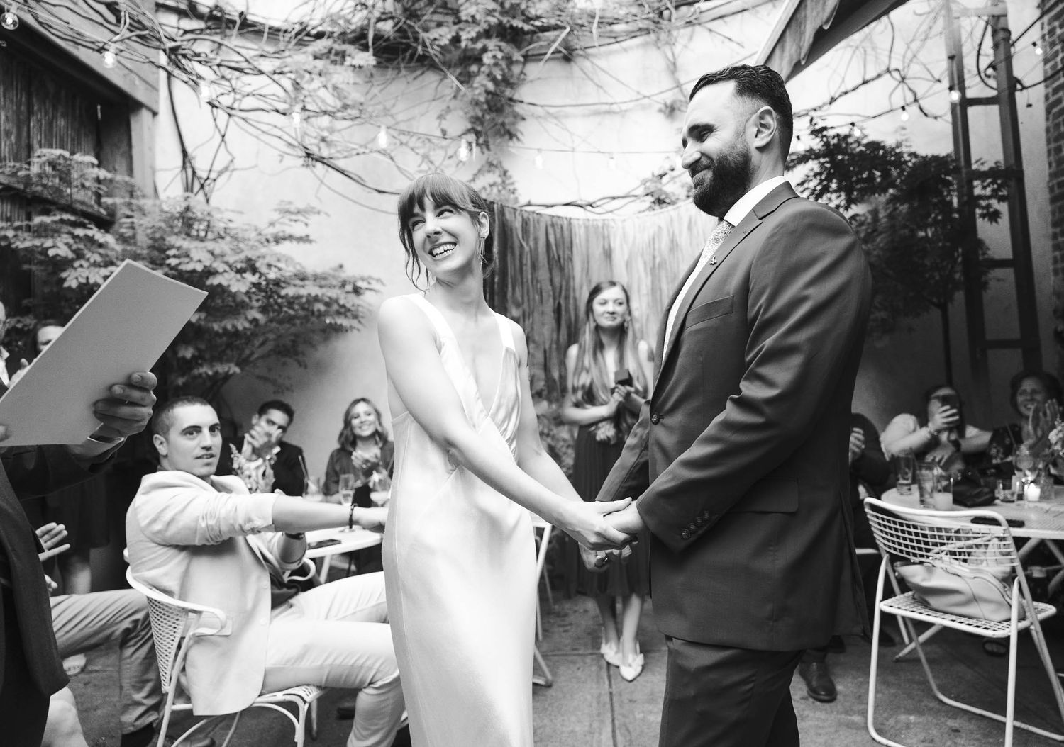 black and white wedding photography nyc documentary