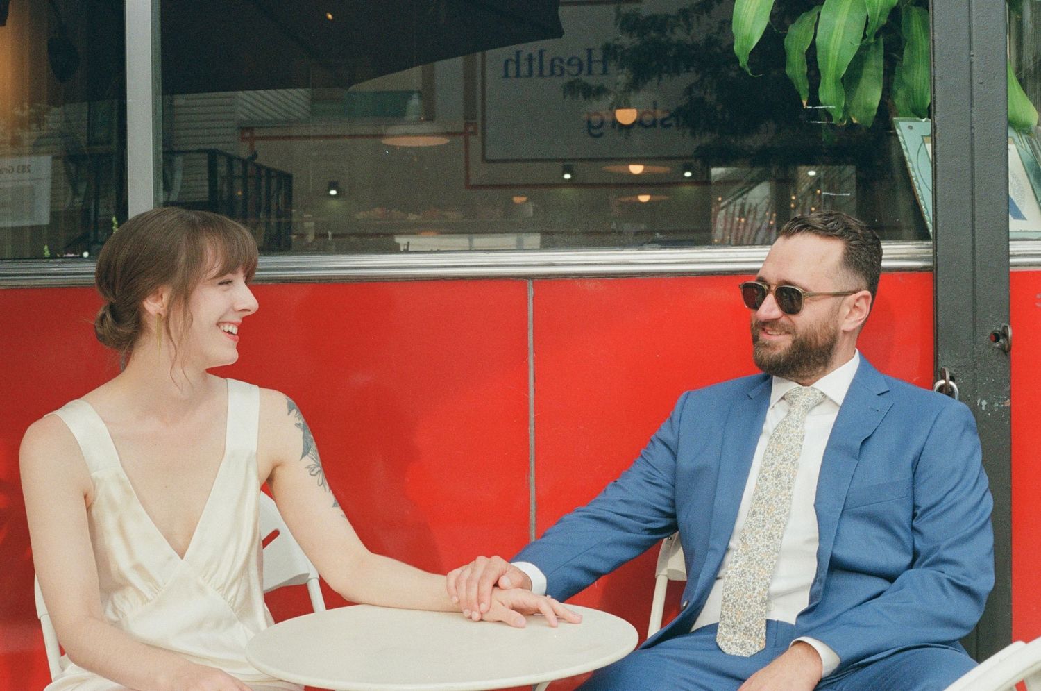 bride and groom candid moments on film brooklyn