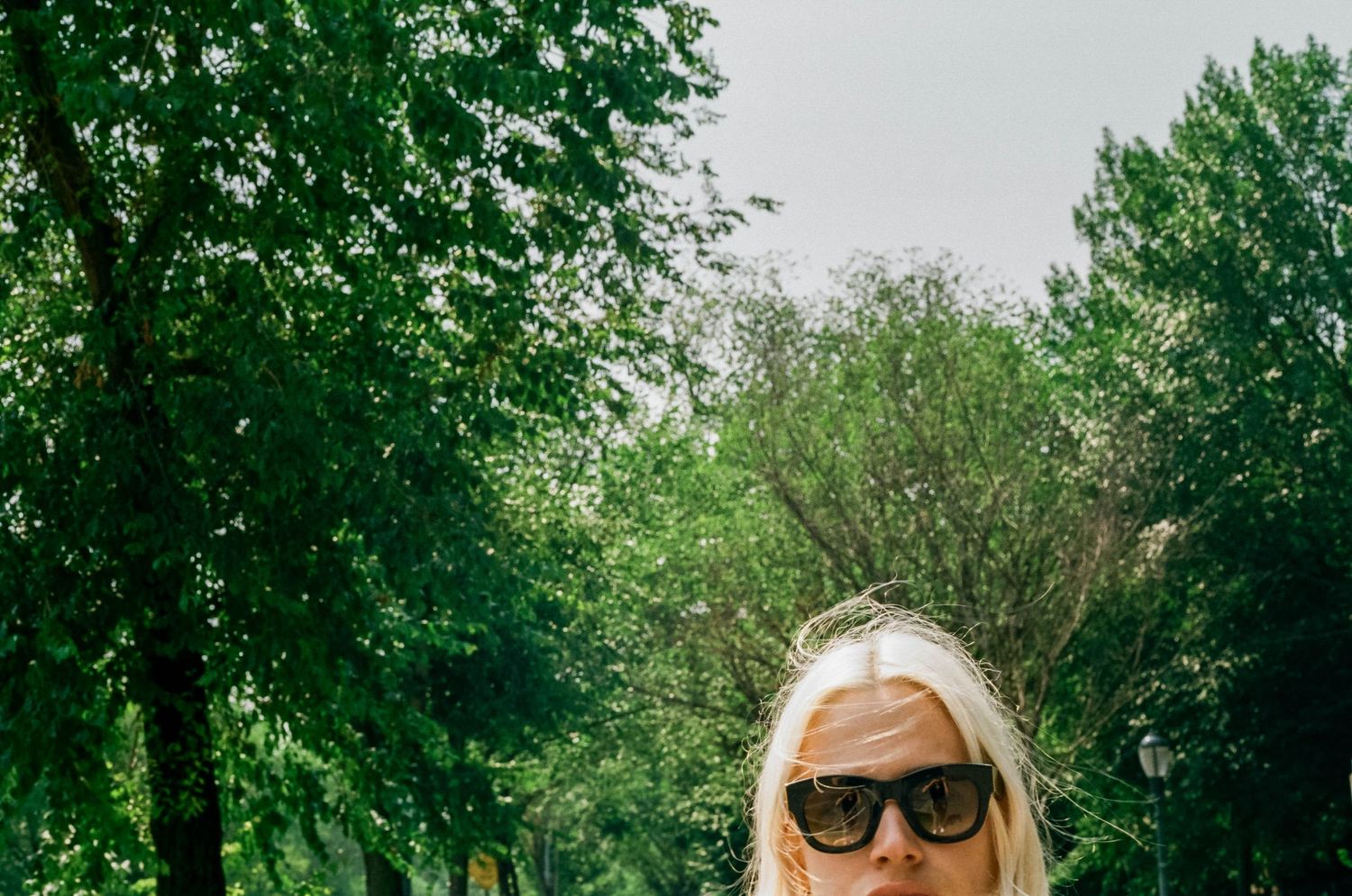 kodak gold 35 mm film, moodly chin and chill girl in summer