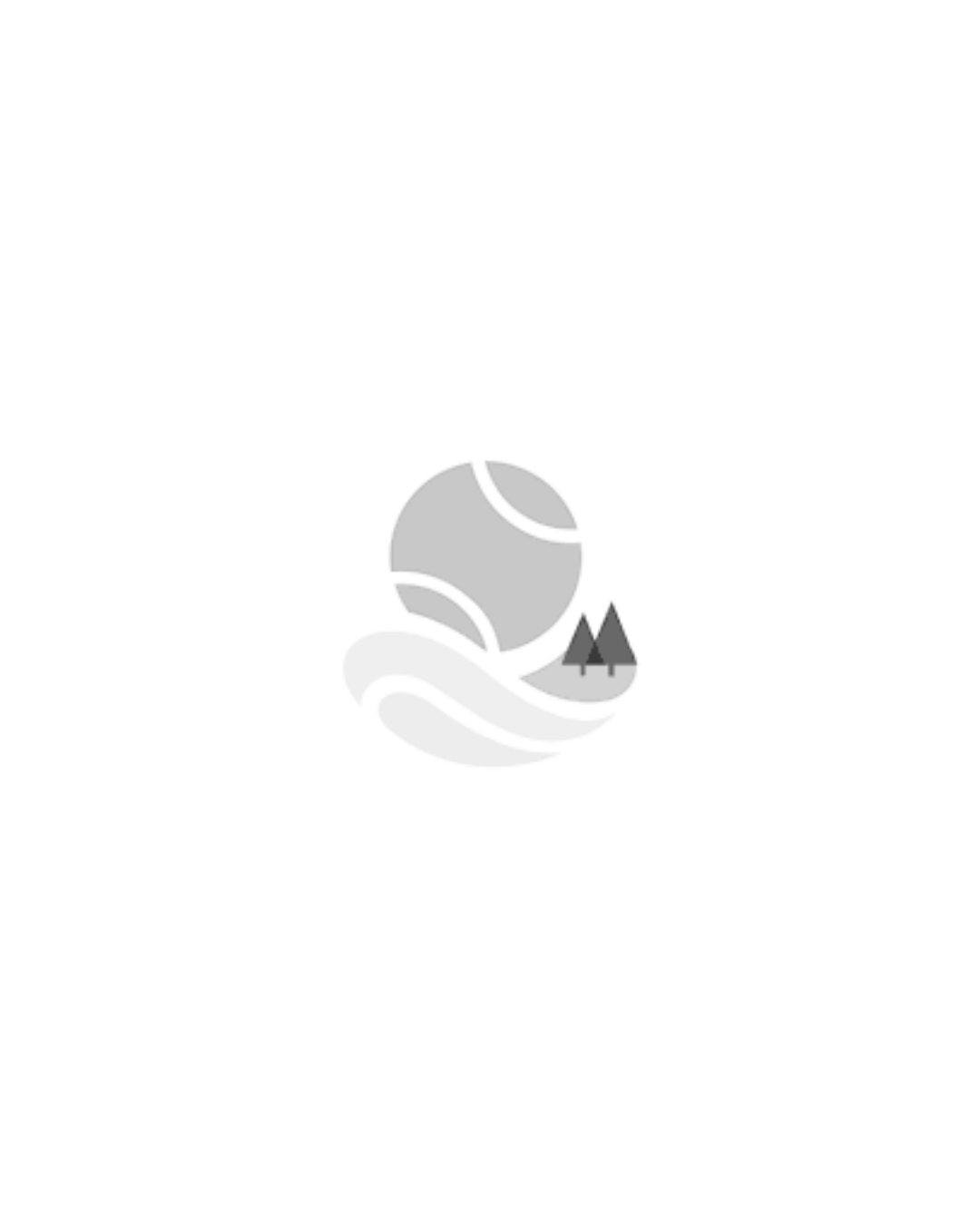 A minimalist set of three circular icons depicting a tennis ball, a mountain peak, and a moon against a light background.