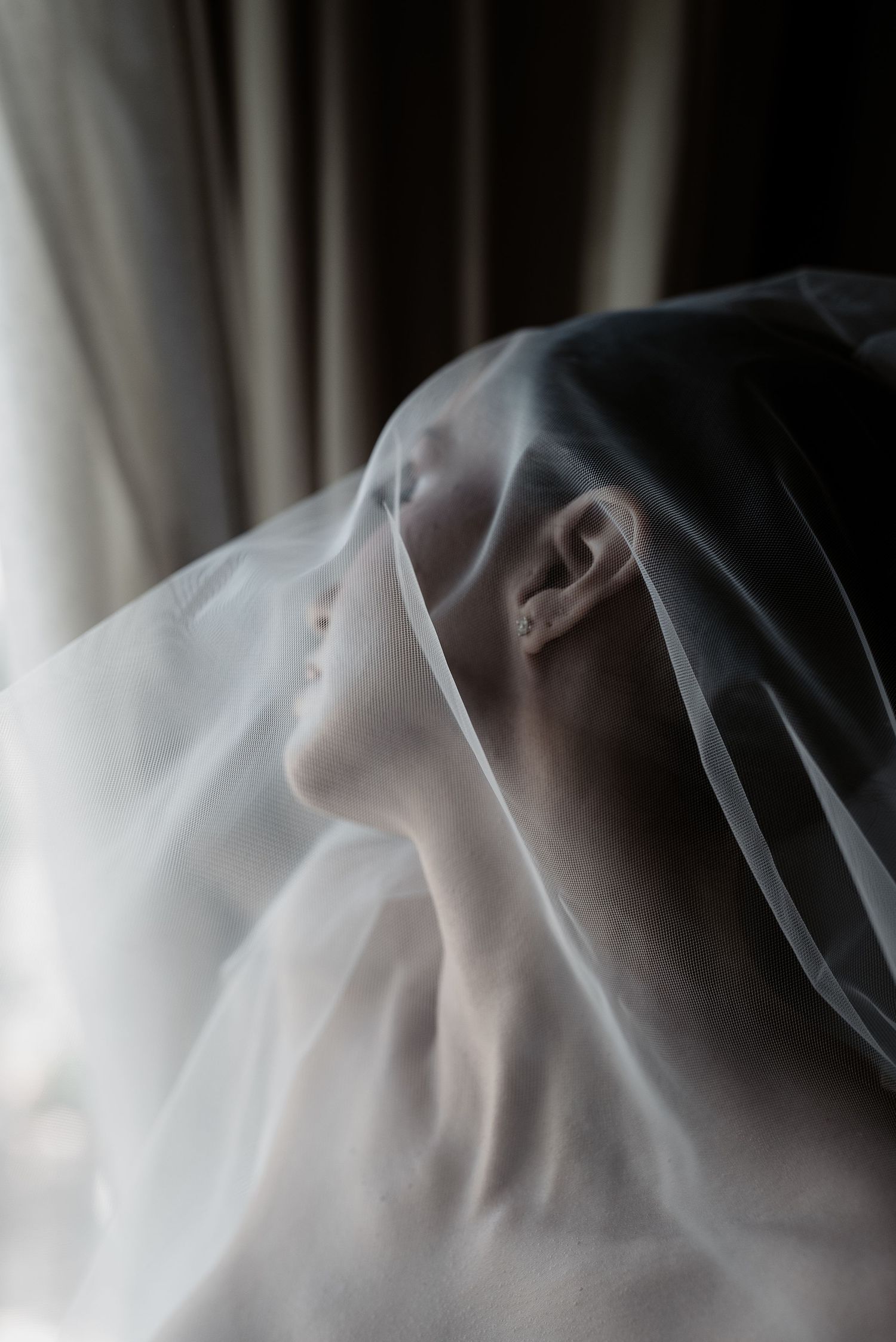 Timeless bridal portrait during a private ceremony at Villa Cetinale, Italy. Elegant, artistic wedding photography by Gradisca Portento.