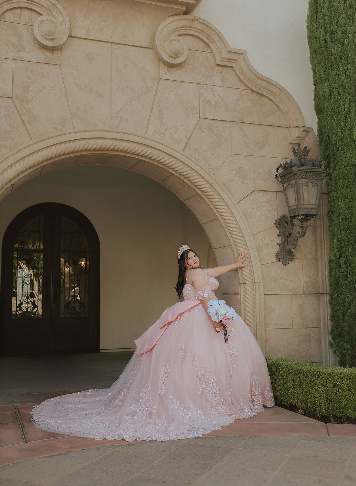 portrait session of a sweet 15  session in Fresno california.