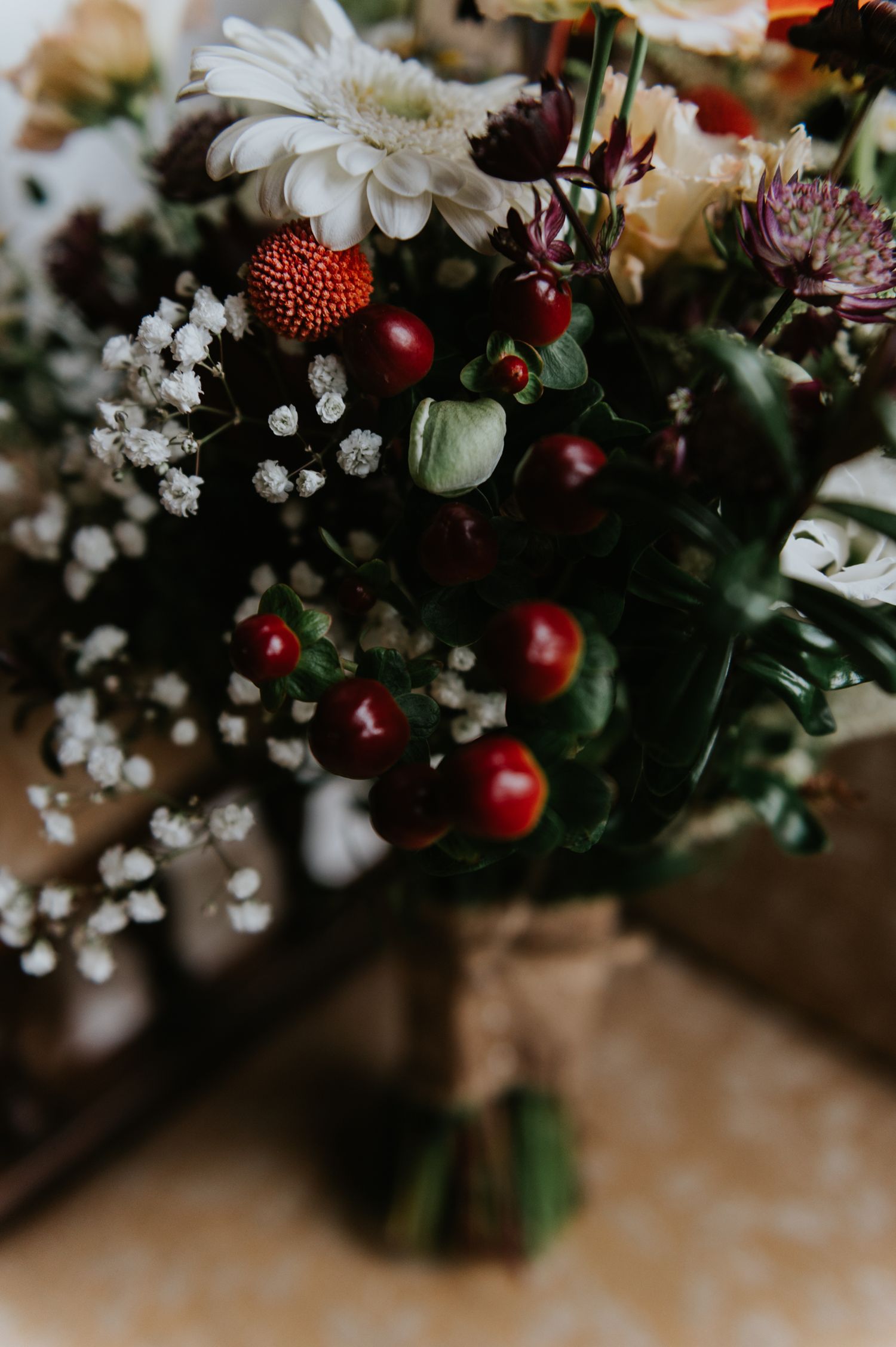 Ballymena Wedding, bride bouquet