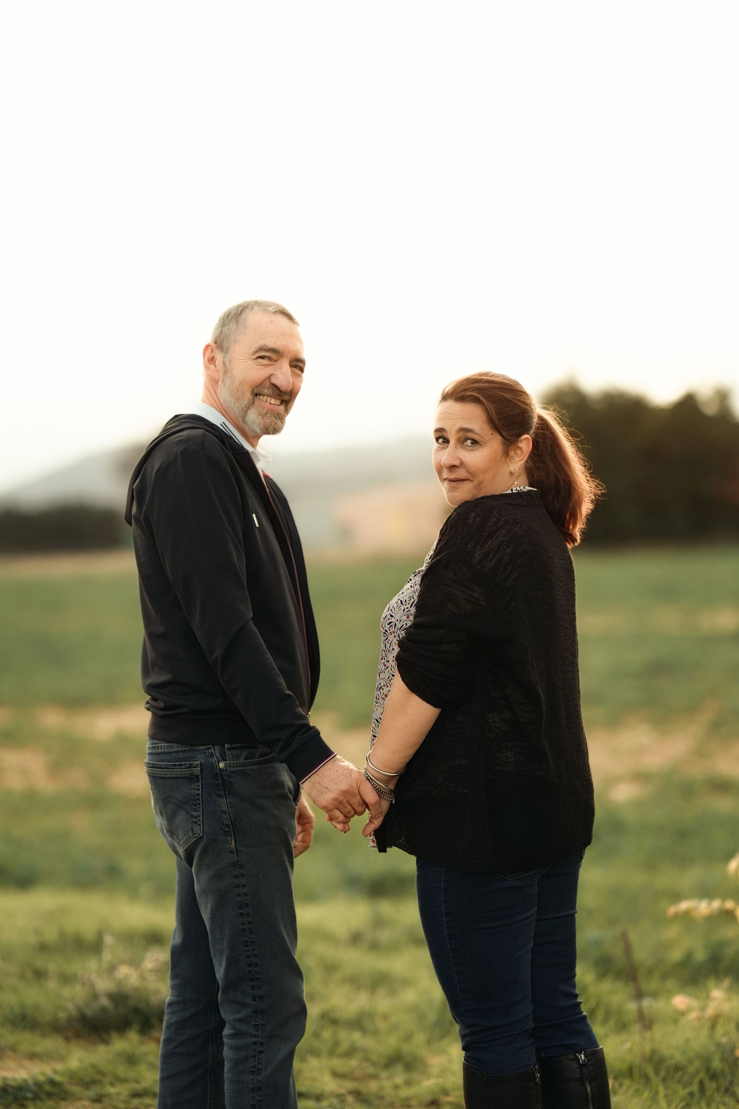 Shooting photo de couple en extérieur dans les Yvelines
