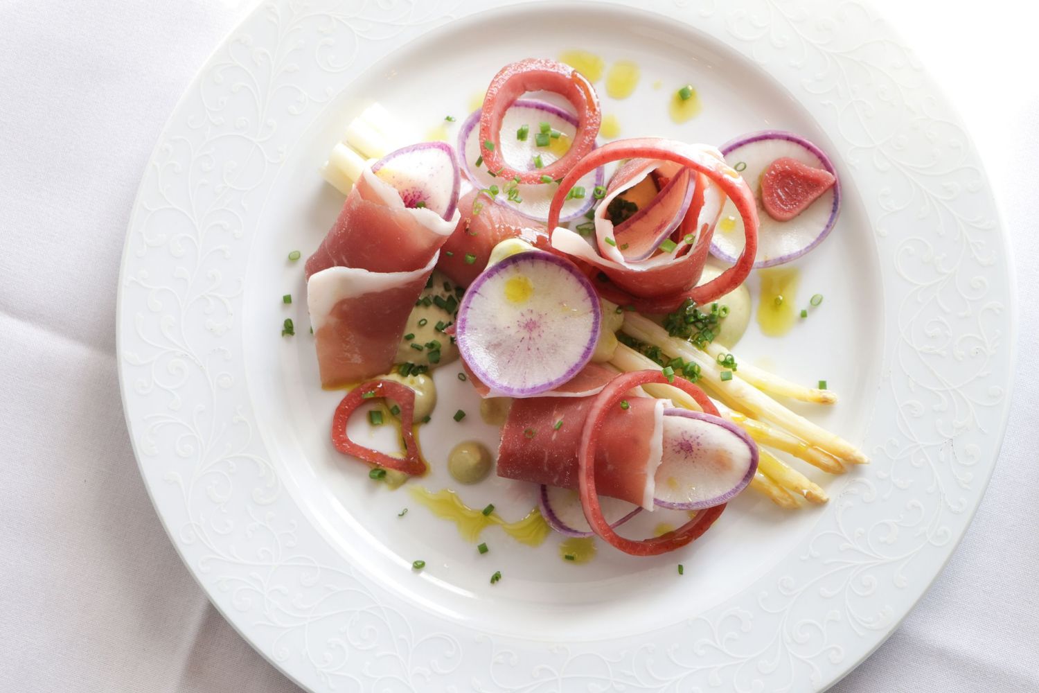 Editorial food photography of a plated dish with delicate details, captured for restaurant, hospitality, and visual brand storytelling.