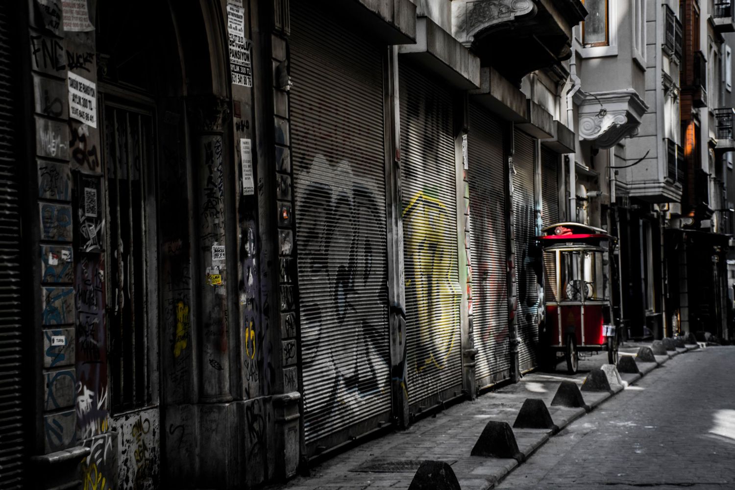 Urban photography showing city life’s energy, candid street moments, and architectural details with natural light.