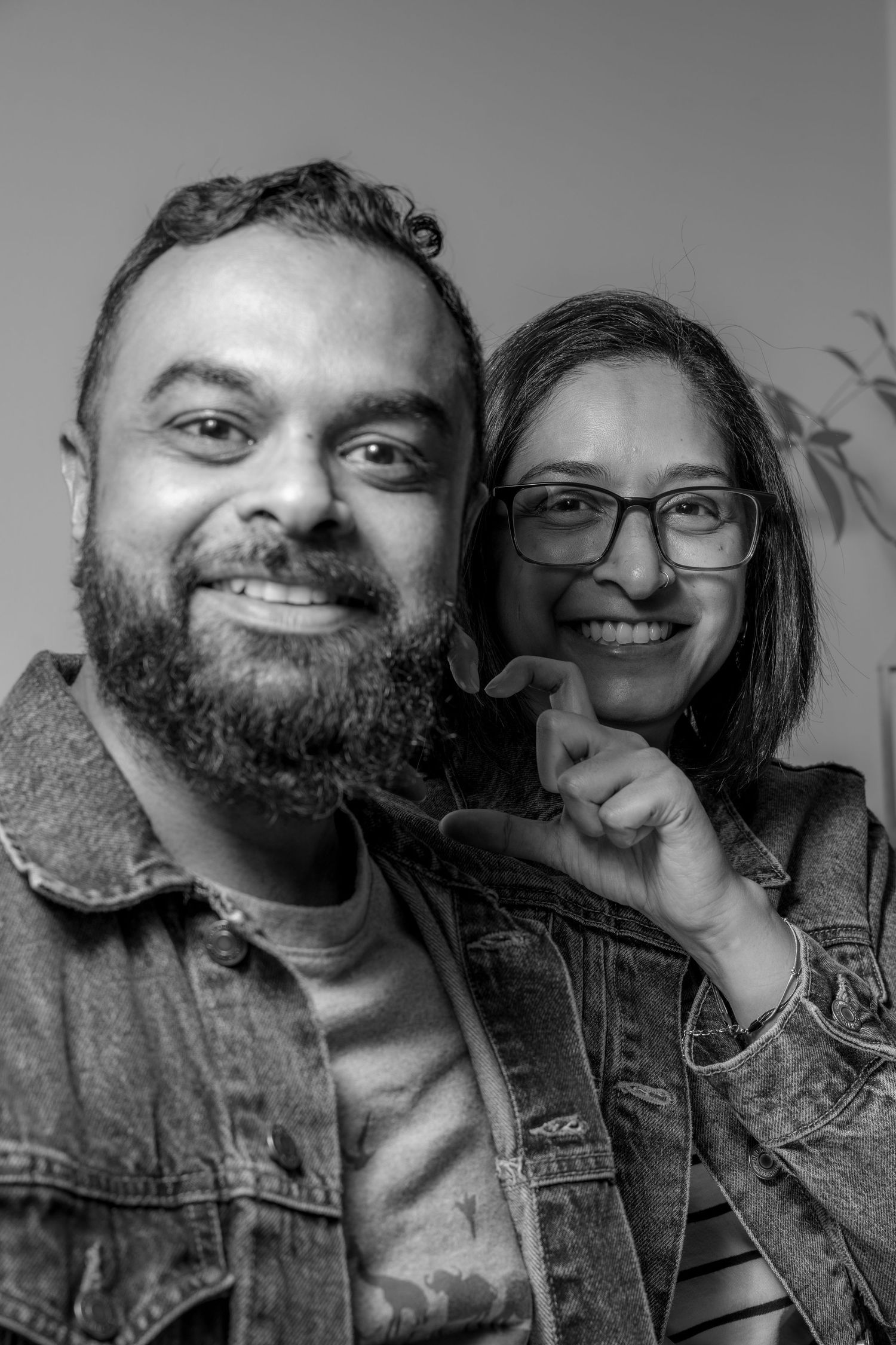 Candid moments of couples sharing laughter and love in outdoor settings with warm, natural light.