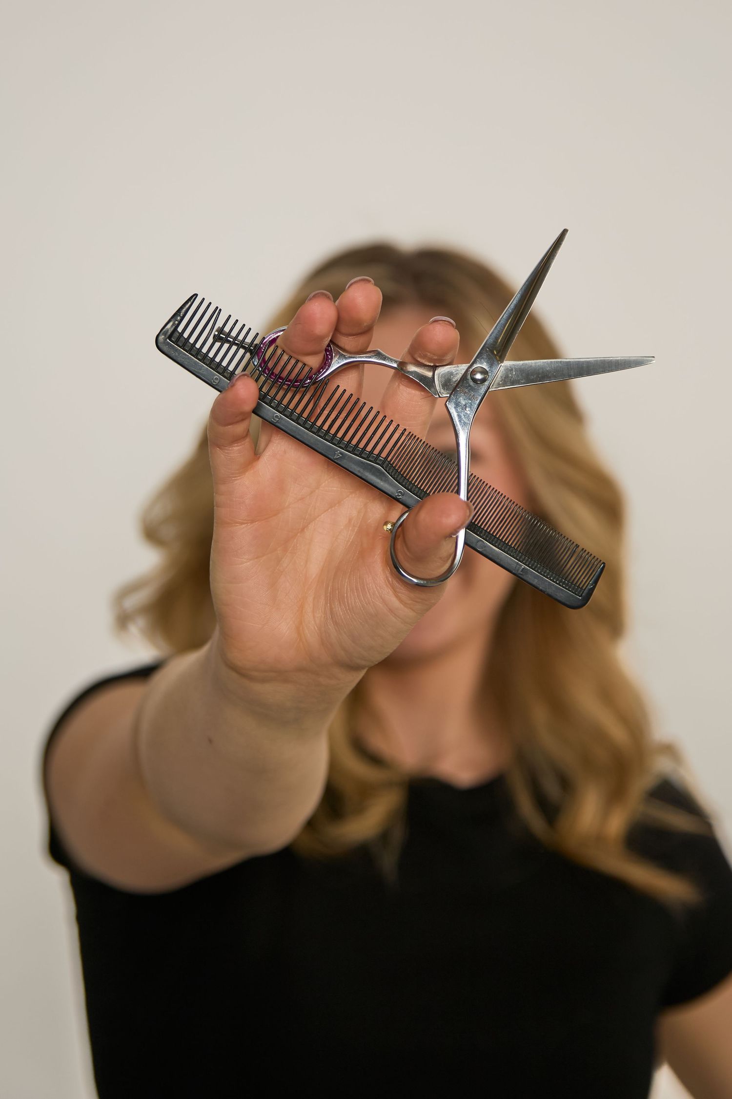 Hairdresser studio photograph