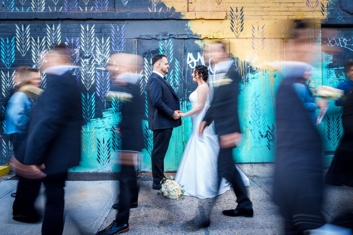 Married couple at Jean-Talon market in Montreal, Quebec