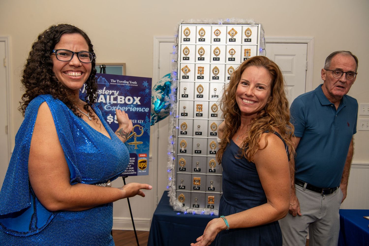 Lucie McGuire owner of Let's get Social and founder of the Traveling Youth at their annual fundraiser.