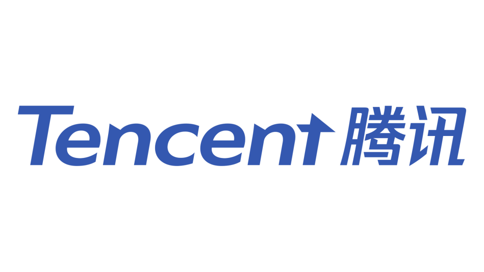 Tencent company logo in blue text.