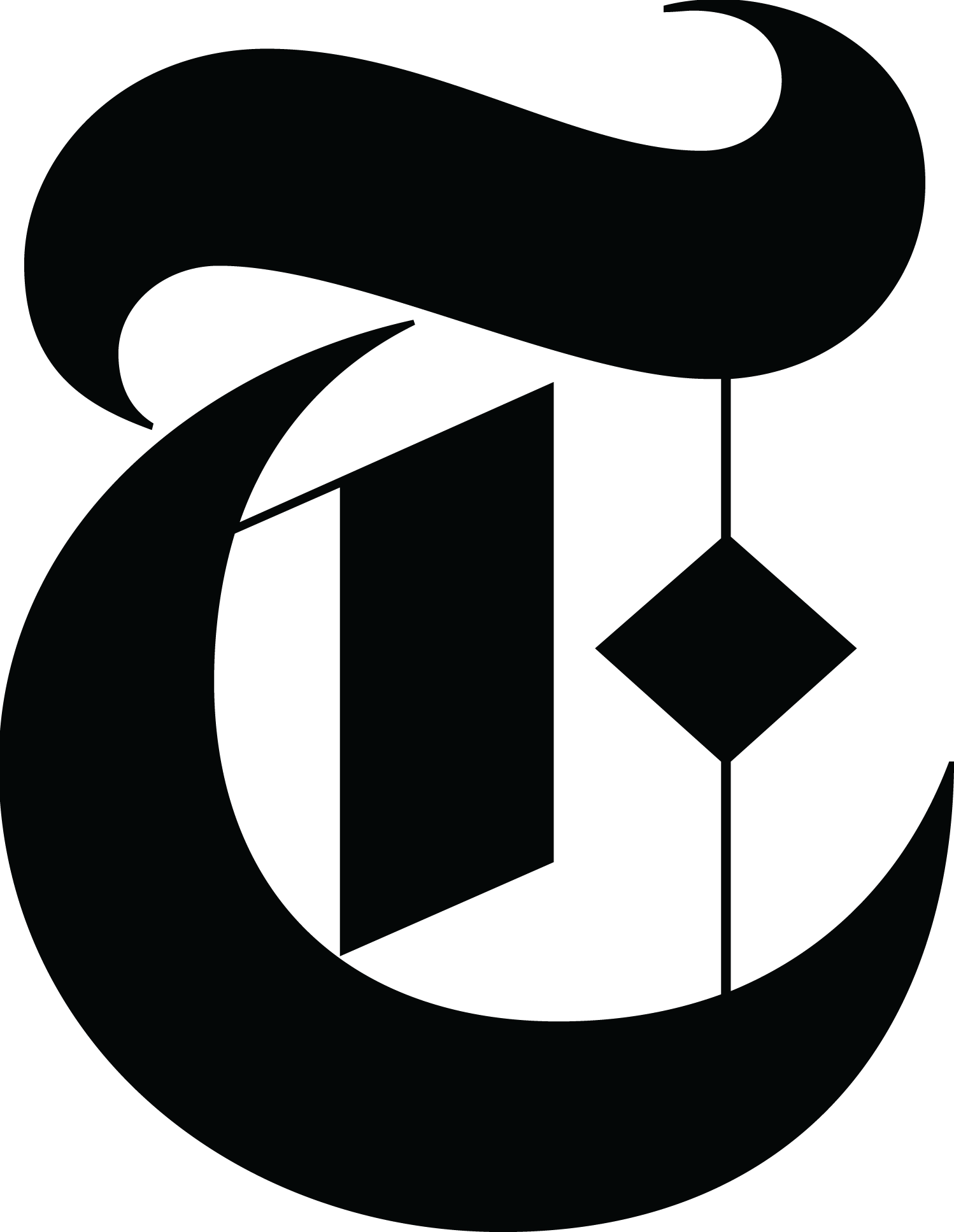 The New York Times bold black letter T logo icon on a white background.