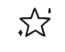 Sparkle star icon with decorative dots illustration.