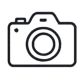 Camera icon symbolizing photography, photo gallery, or image upload feature.