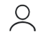 Generic circular user profile icon placeholder silhouette.