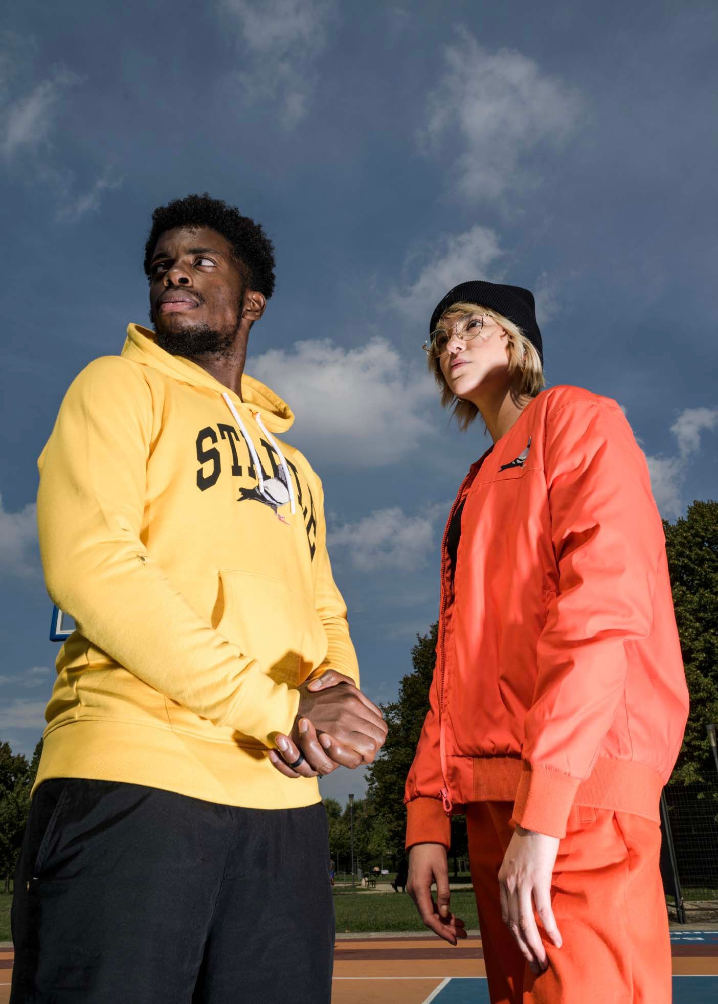 Editorial streetwear fashion photography with urban contemporary aesthetics