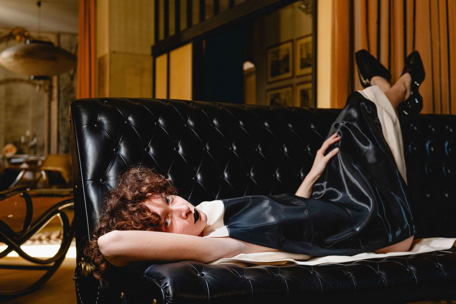 Cinematic editorial fashion photography in luxury 