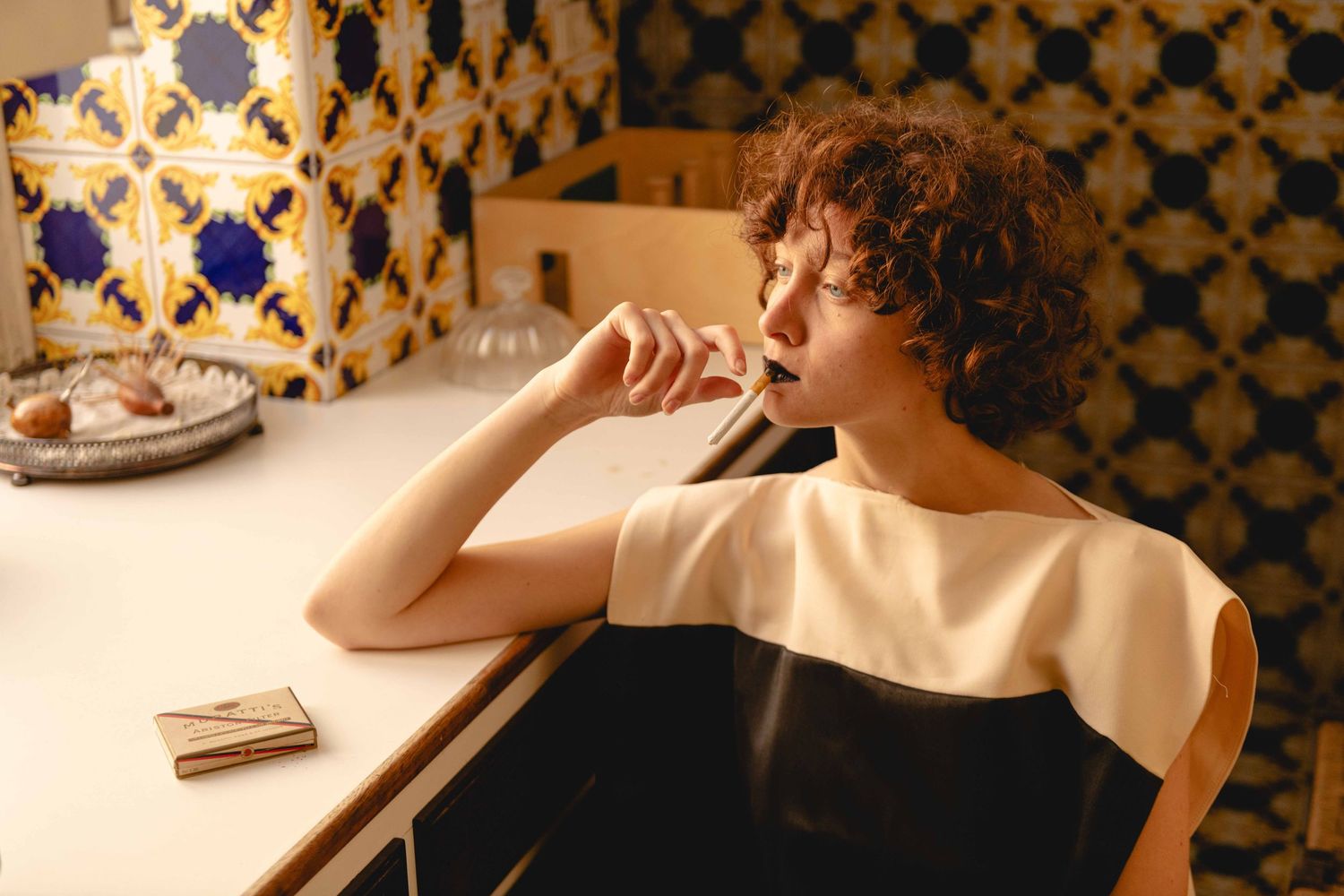 Cinematic editorial fashion photography in luxury 