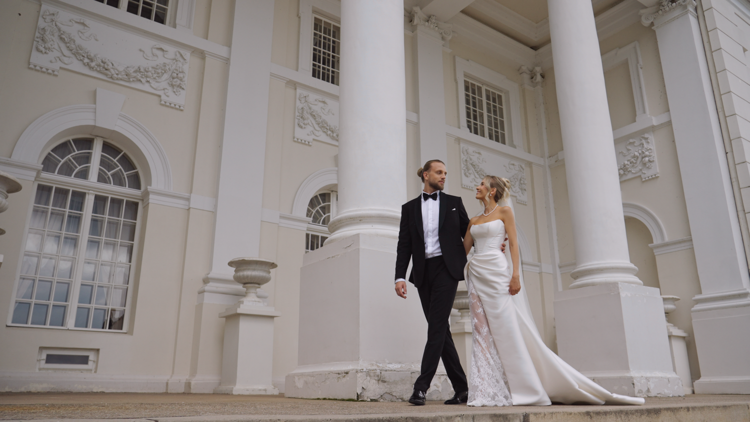 romantiškas vestuvių video Lietuvoje, emocingas jaunųjų vestuvių filmas, elegantiškų vestuvių video kūrimas