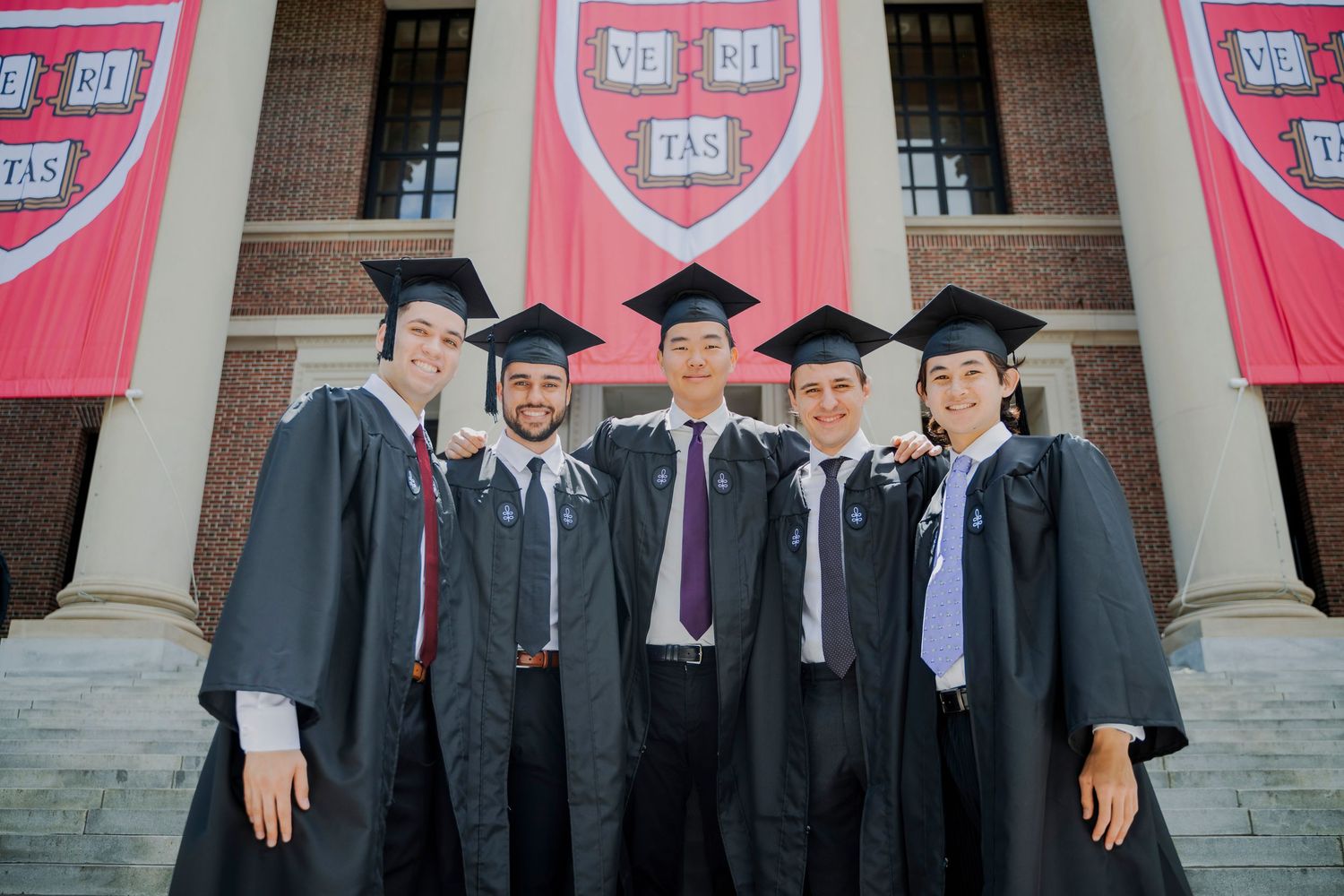 Harvard Group Graduation Portrait