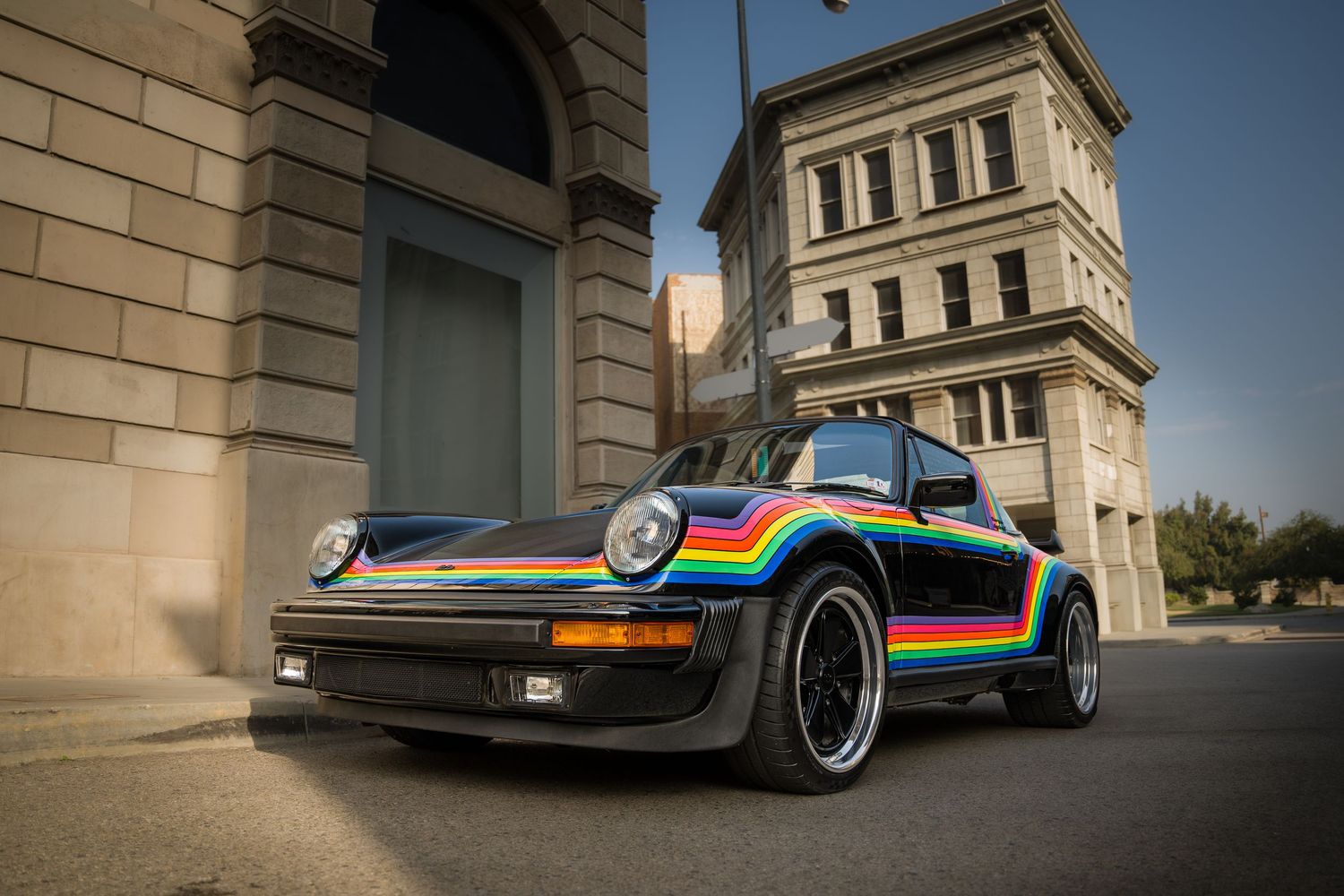 rainbow Porsche
