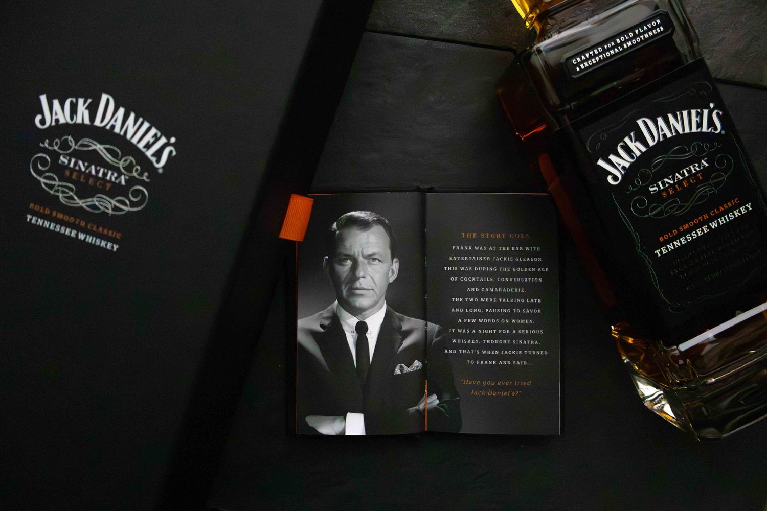 Image of Frank Sinatra whiskey bottle
