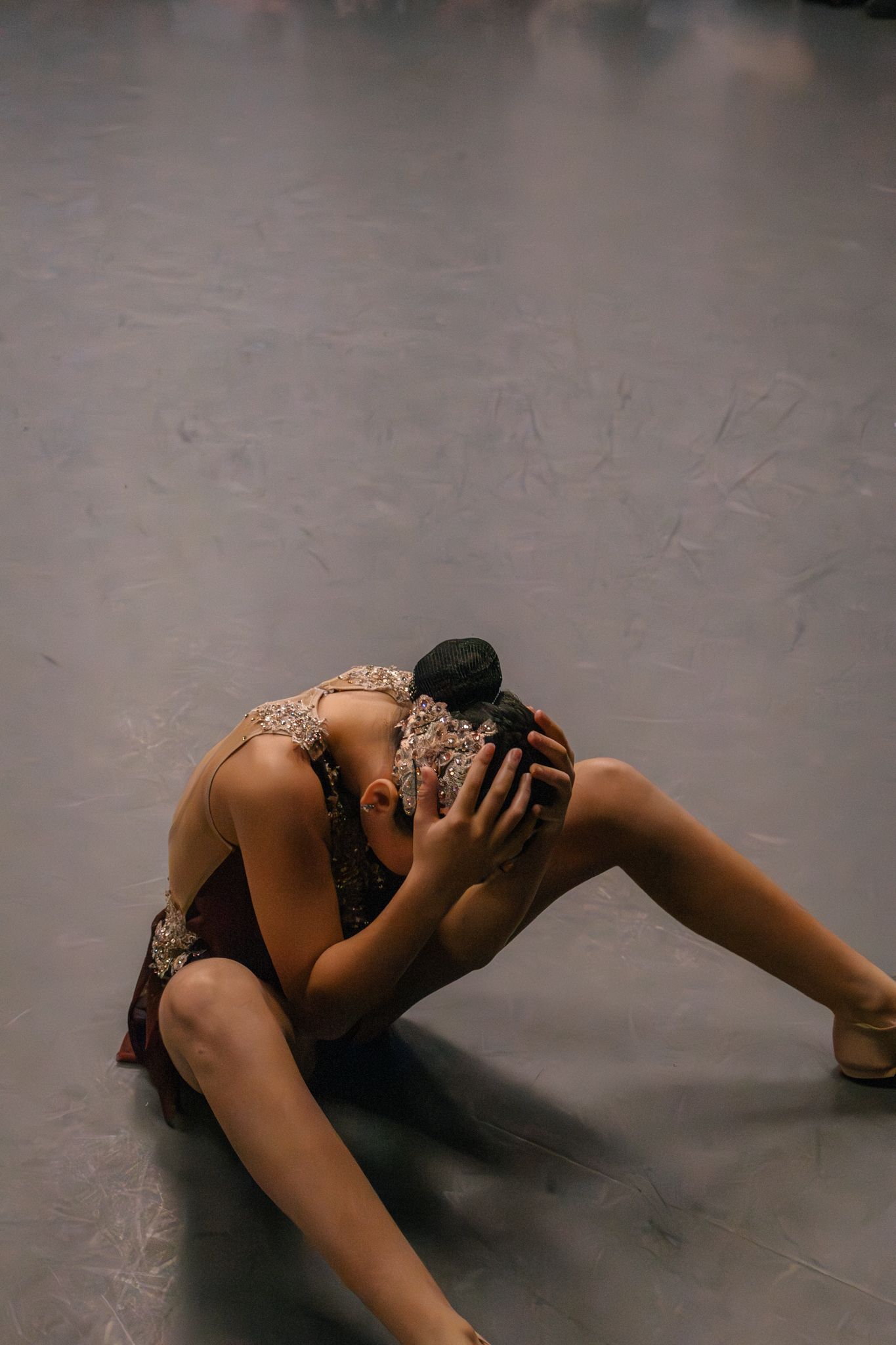 Image of Victoria's School of Dance dancers dancing at their dress rehearsal