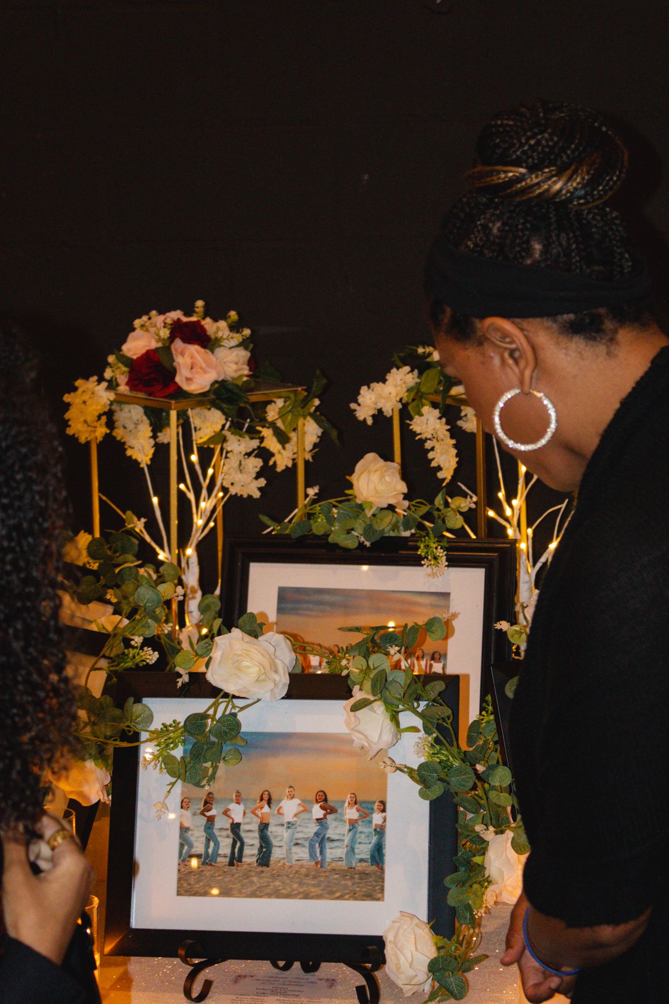 Image of Victoria's School of Dance dancers celebrating at their National Dance Honors Society induction ceremony