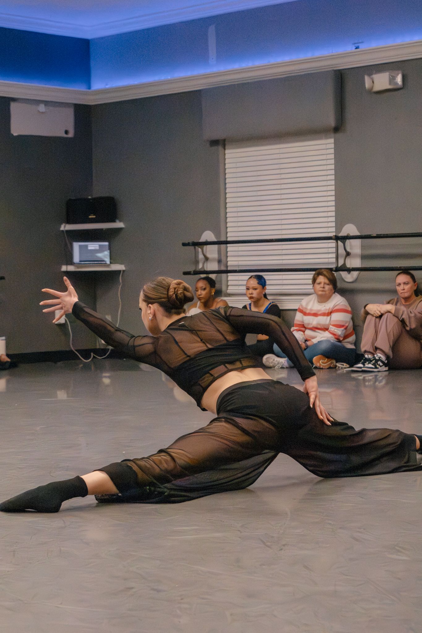 Image of Victoria's School of Dance dancers dancing at their dress rehearsal