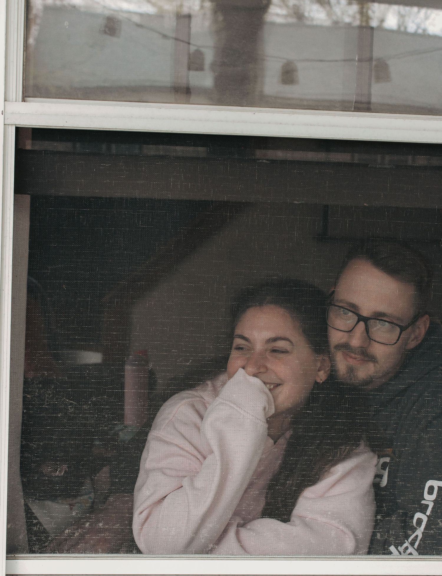 Image from The Carey's cozy at home photoshoot