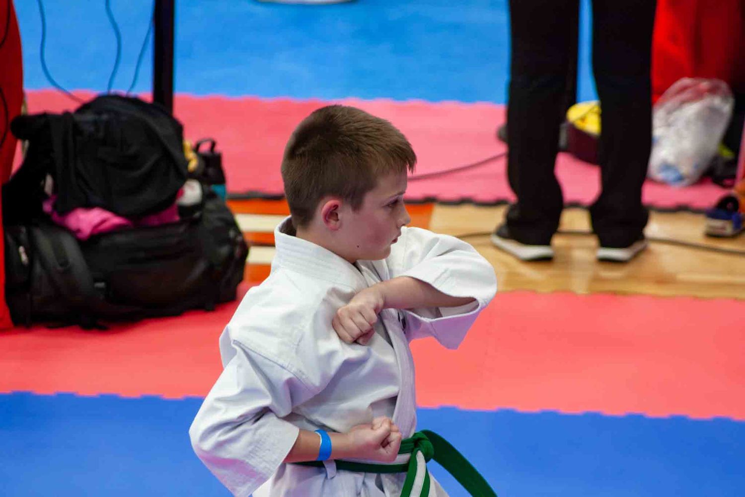 Image of Karate participant at Karate Tournament